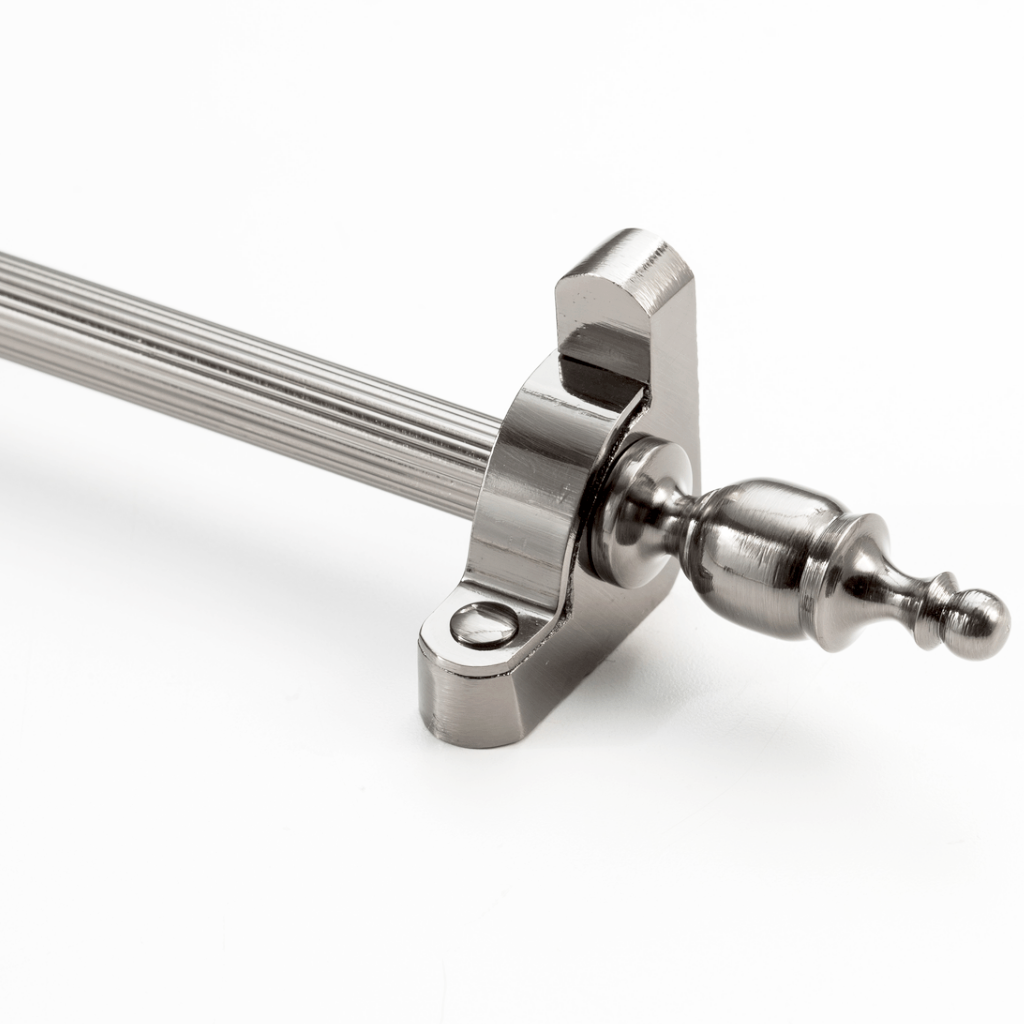 Heritage® Fluted Stair Rod Collection with Crown Finials