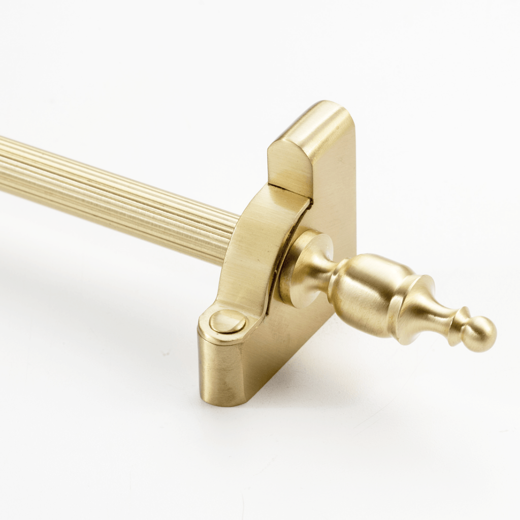 Heritage® Fluted Stair Rod Collection with Crown Finials