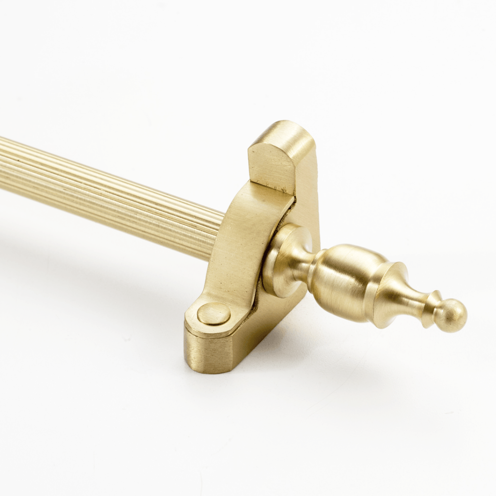 Heritage® Fluted Stair Rod Collection with Crown Finials