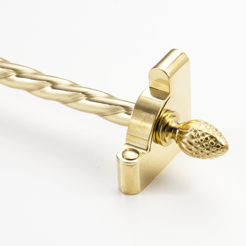 Heritage® Roped Stair Rod Collection with Pineapple Finials