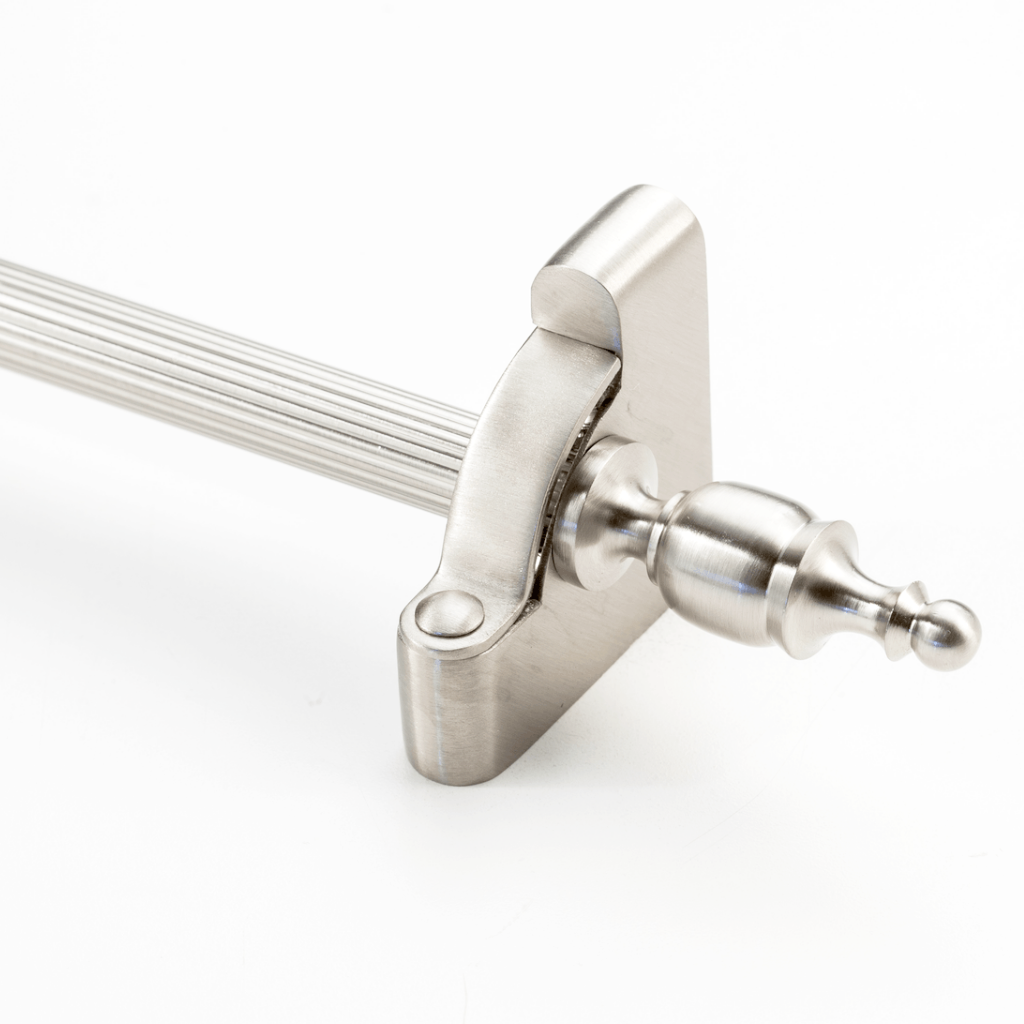 Heritage® Fluted Stair Rod Collection with Crown Finials