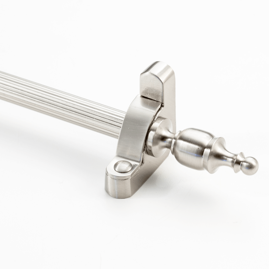 Heritage® Fluted Stair Rod Collection with Crown Finials