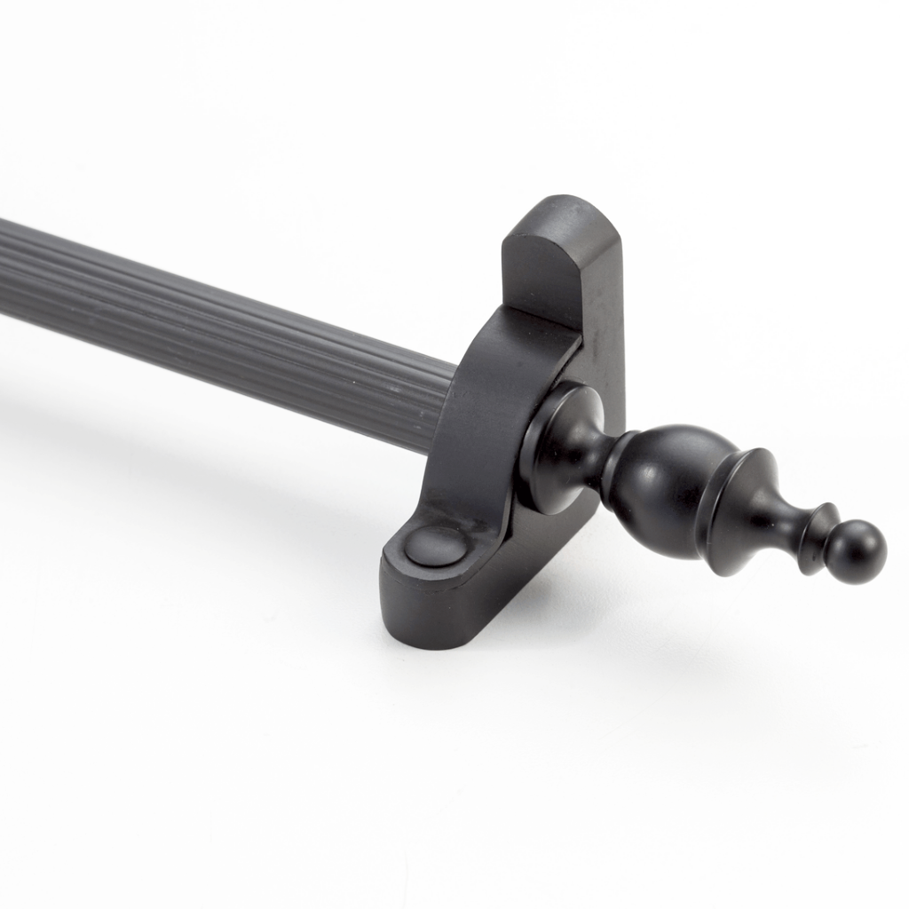 Heritage® Fluted Stair Rod Collection with Crown Finials