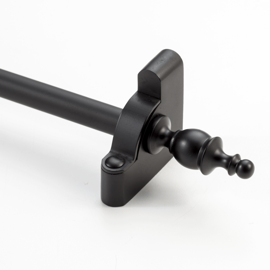Heritage® Solid Stair Rod Collection with Crown Finials