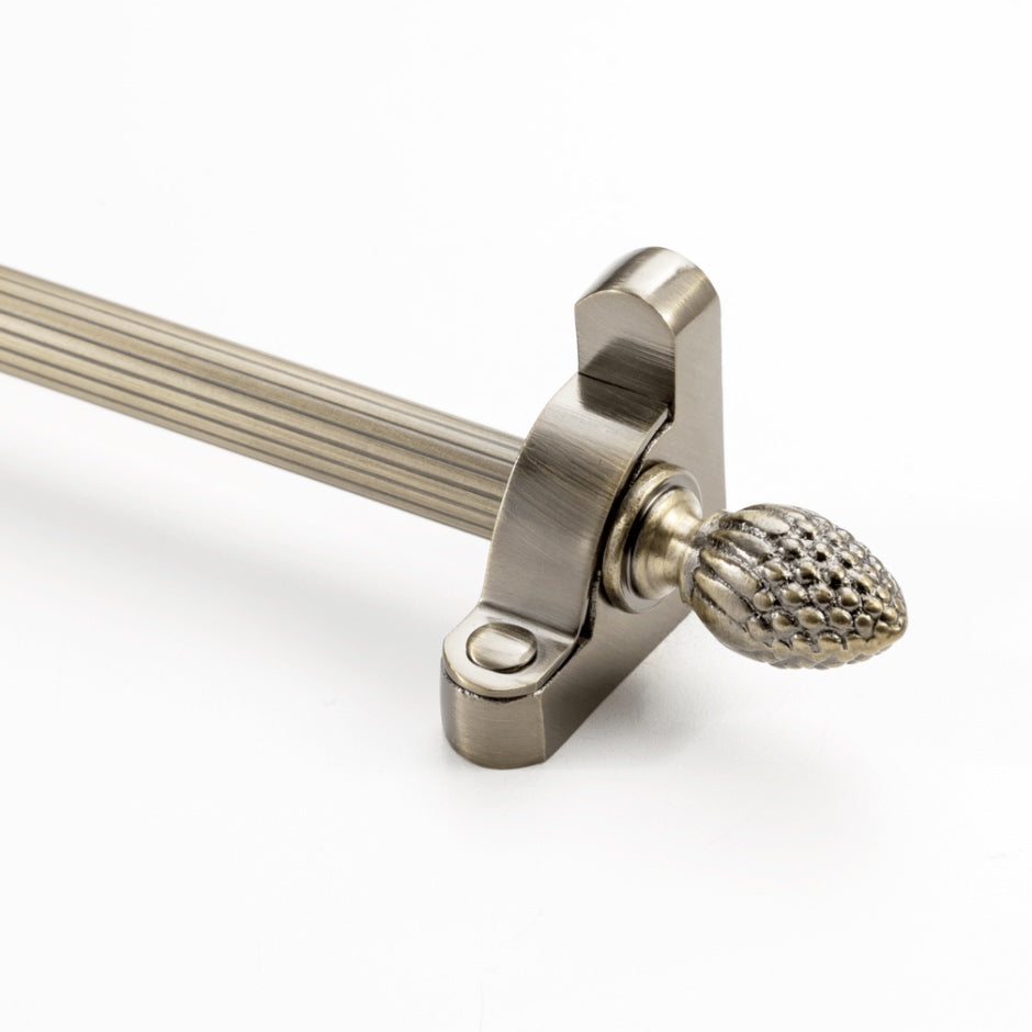 Heritage® Fluted Stair Rod Collection with Pineapple Finials