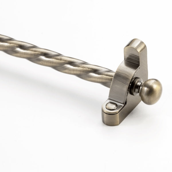 Heritage® Roped Stair Rod Collection with Round Finials