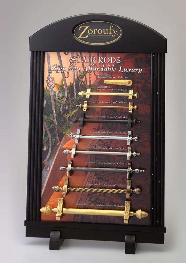 Stair Rod Plaque Display