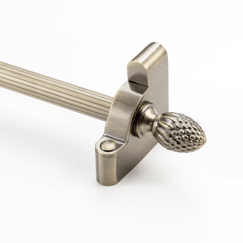 Heritage® Fluted Stair Rod Collection with Pineapple Finials
